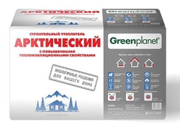 Утеплитель Green Planet Арктический 1000х600х100 мм