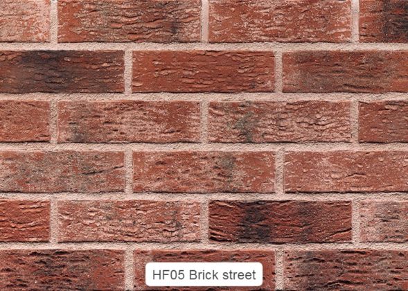 Фасадная плитка King Klinker HF05 Black stereet, 240*71*10 мм